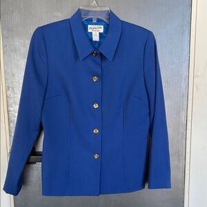Pendleton Royal Blue Blazer w/ gold-tone buttons